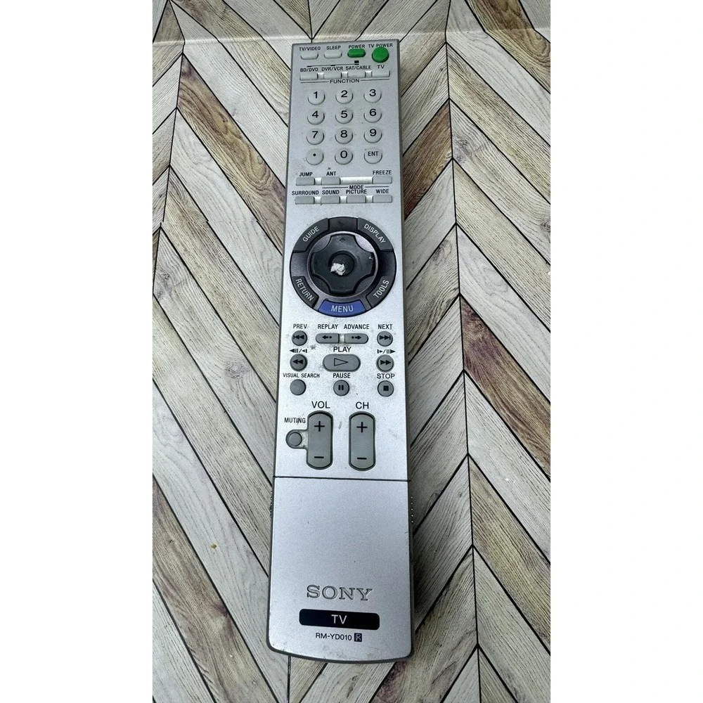 Sony‎ TV Remote Control Silver RM-YD010 Multi-Function OEM Replacement
